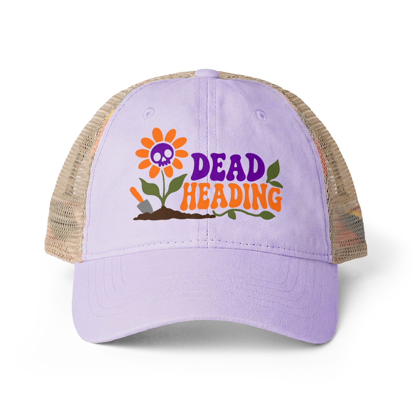 Dead Heading Halloween Garden Embroidered Hat
